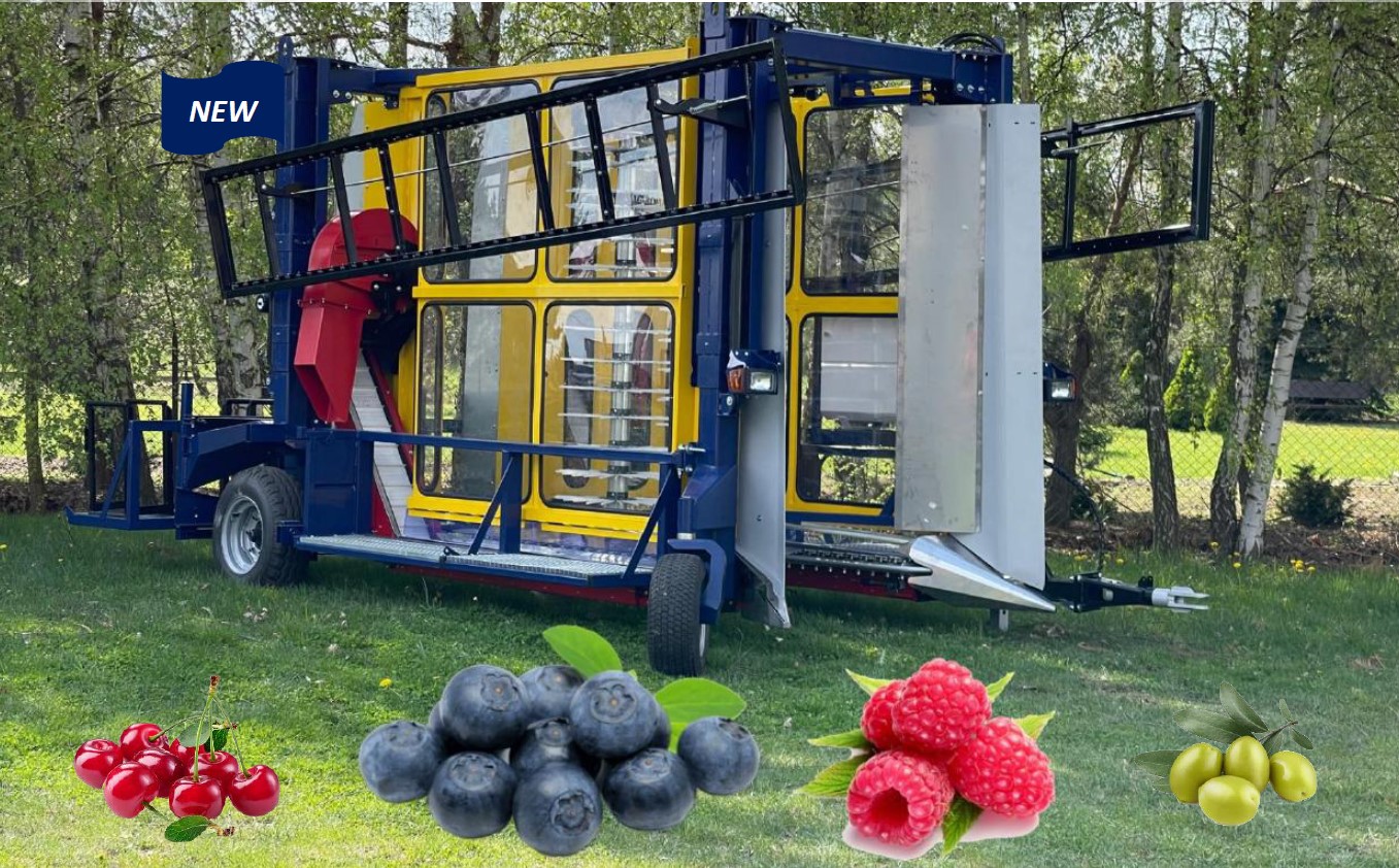 Utilaje de cules mure, afine, zmeură